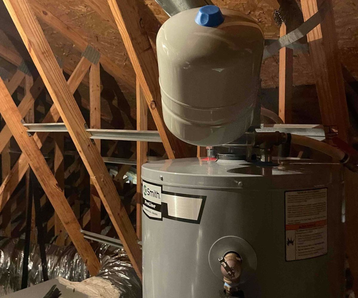 Attic Water Heater