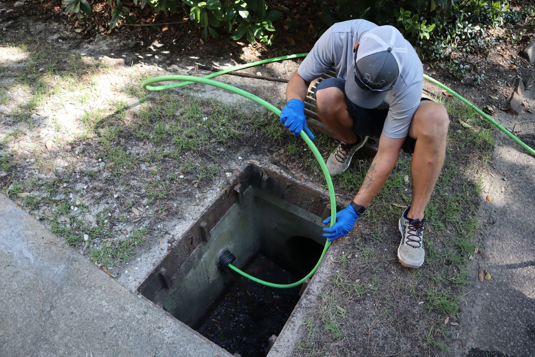 Drain Line cleaning with Hydro jetting