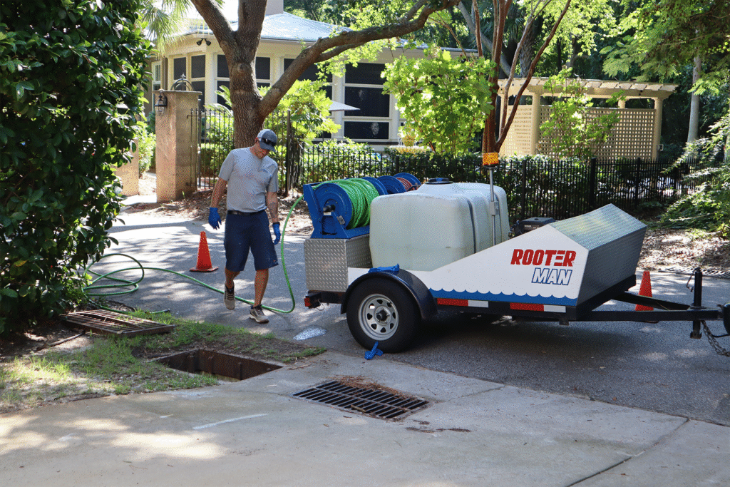 Robert with the jetter