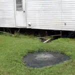 Yard Sewer Leaking