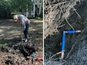Water Line Repair Trey