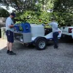 Plumbing service trailer