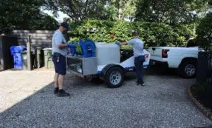 Plumbing service trailer