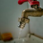 low pressure water coming out of tap