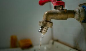 low pressure water coming out of tap
