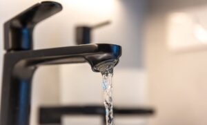 low pressure water coming out of tap