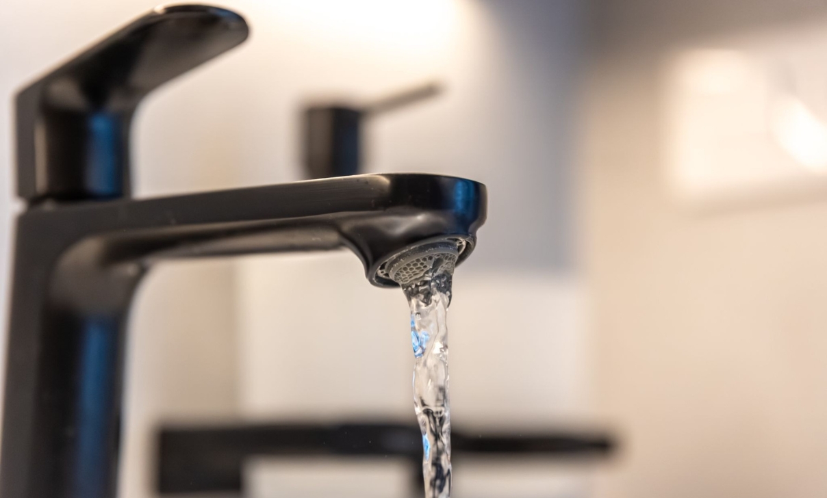 low pressure water coming out of tap